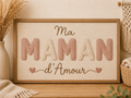 Cadre personnalisé ✨ Ma Maman d’amour 🤍